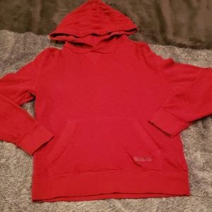 Gap Kids red thermal hoodie